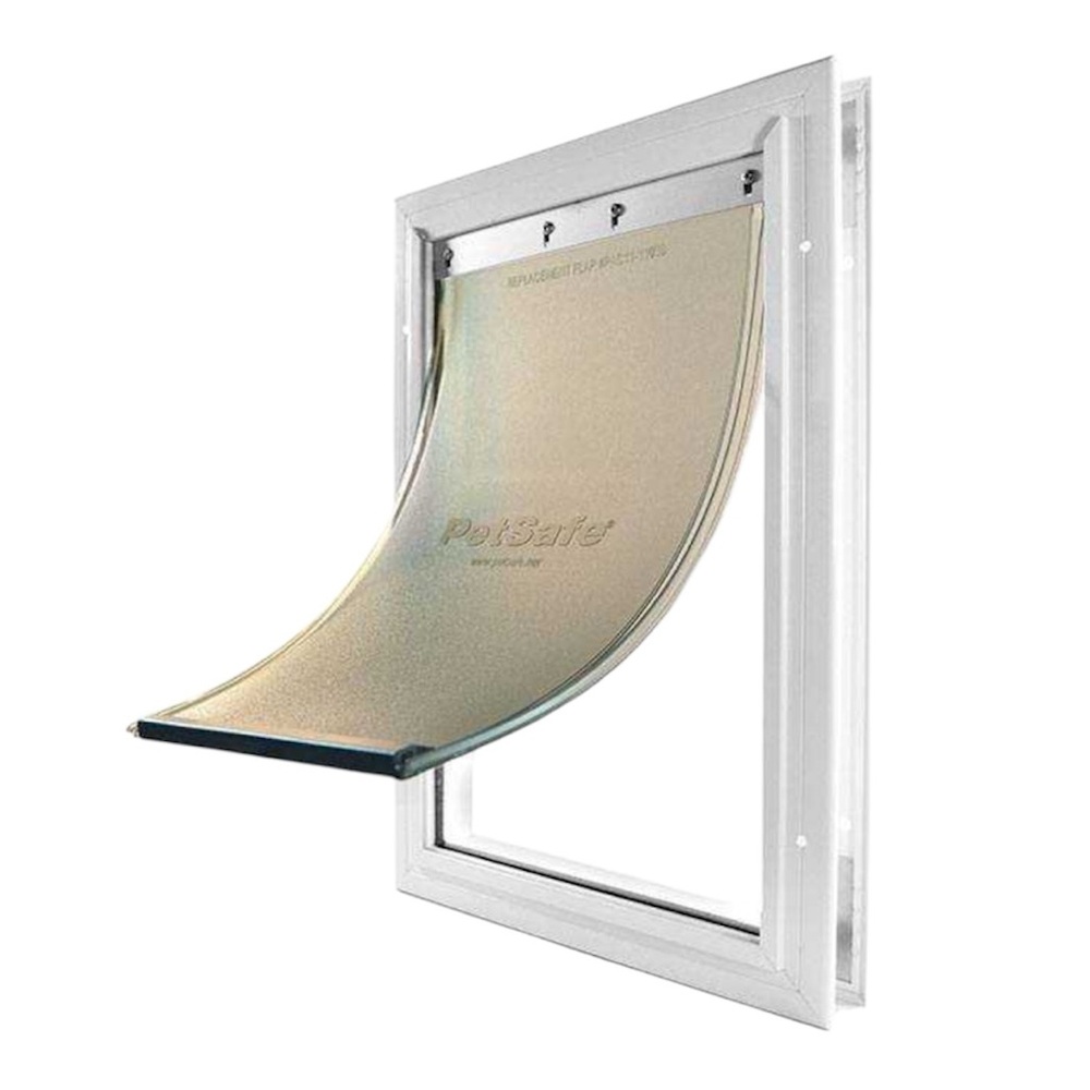 PetSafe Freedom Aluminum Pet Door and Replacement Flap, NWT